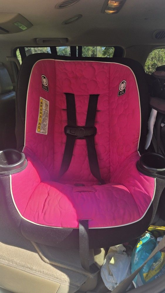 Pink Convertible Carseat