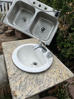 Bathroom vanity & kitchen sink