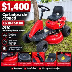 Craftsman Riding Lawn mower / cortadora de césped