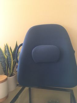 Low back lumbar support for desk chair or seat