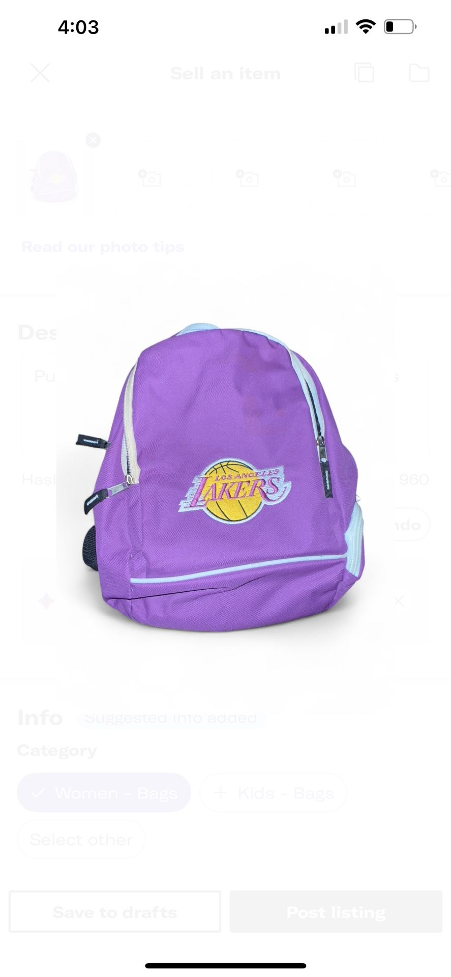 Lakers Backpack