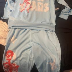 Baby Blue Sweat Suit