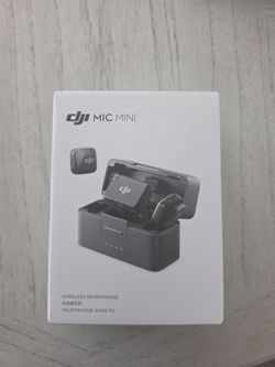 Brand New DJI Mic Mini (2 TX + 1 RX + Charging Case) Wireless Lavalier Microphone