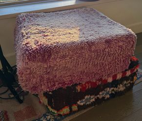Vintage Moroccan poufs