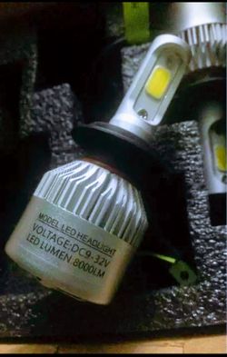 2 pcs LED Car Headlights, Fogs, & Daytime (White 6500k, 8000 Lumens) *6 Months Warranty*