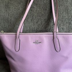 Lavender COACH Bag 
