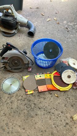 Skilsaw saw and Sanding accessories
