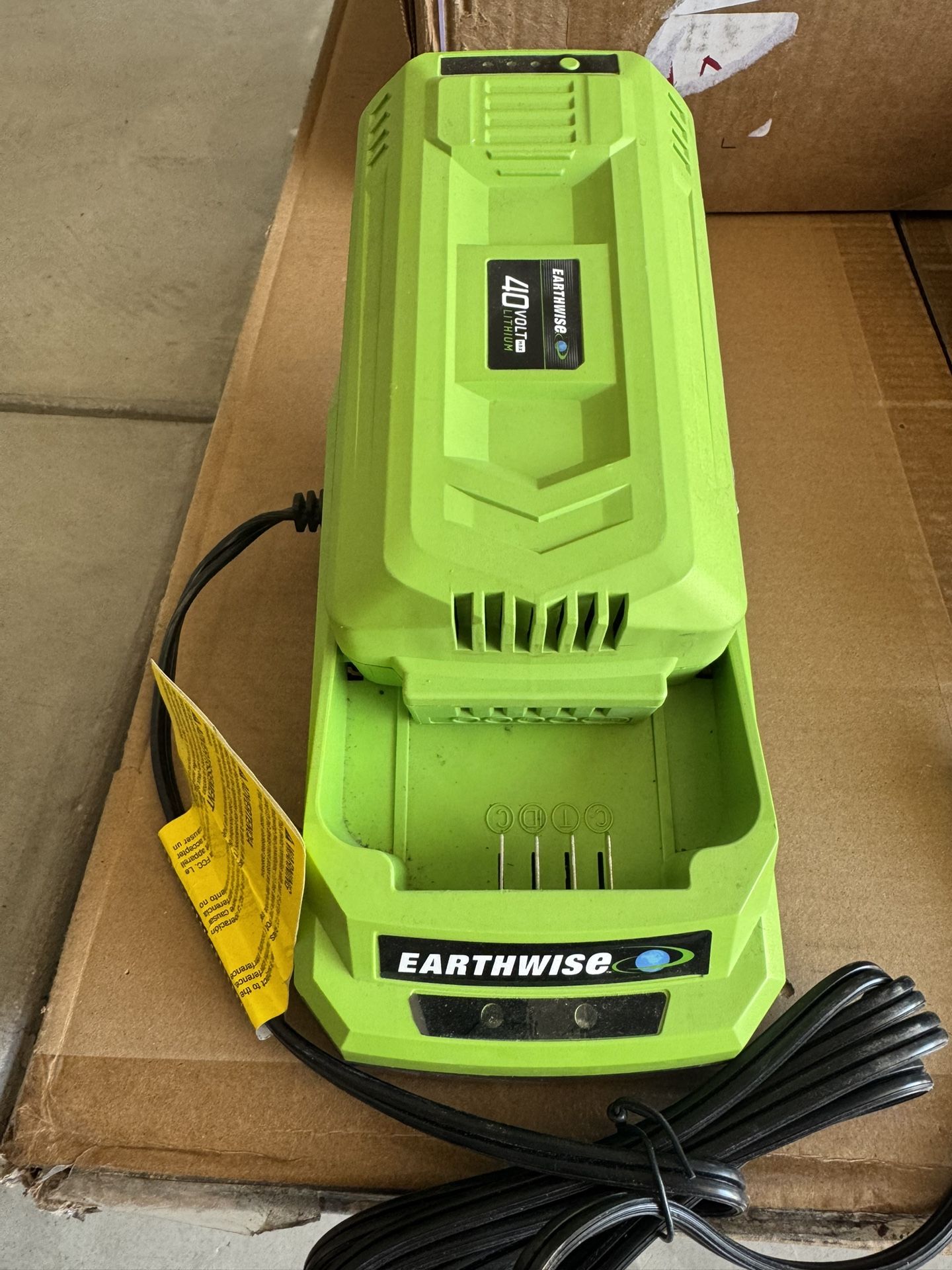Earthwise Power Tools by ALM BL84040 40 Volt 4Ah Battery,and Charge