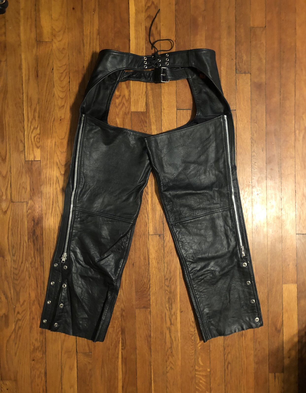 Vintage motorcycle pants XXL real leather paid $260. Excellent condition! Midtown Cycles New York City
