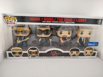 Funko Pop Rocks! Vinyl: Adam / Bono / The Edge / Larry - 4 Pack - (Exclusive)