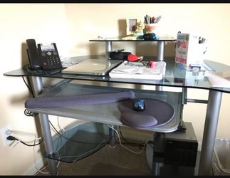 Glass Office Desk!!