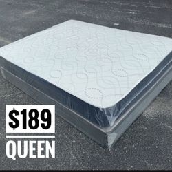 NEW Mattress Queen Size Regular With Box Spring // Offer  🚚t