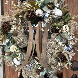 Fall Wreath Letter Not Uncles