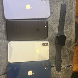 Locked iPhone And Apple Watch Bundle