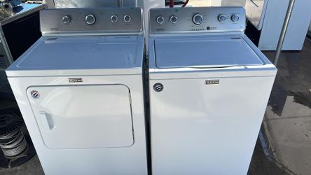 Washer and dryer with warranty
