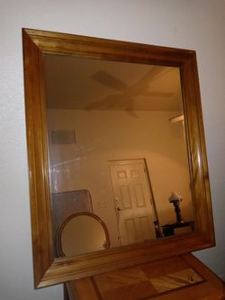 Wood Framed Mirror