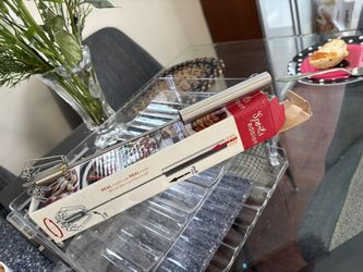 10" + 14" 2in1 Manual Stainless Steel Push Magic Miracle Whisk Mini sports 4 set