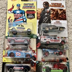 Hot Wheels Marvel Exclusive Captain America Set (8)