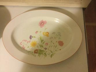 Fine china big bowl and platter