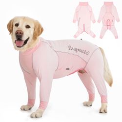 Dog Sun Protection Cooling Suit UPF 50+, Quick-Dry Breathable Jumpsuit For Large & Medium Dogs, Outdoor Dirt-Resistant Shedding Control Pet Apparel (B