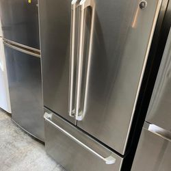 GE Stainless Steel 3 Door Refrigerator 