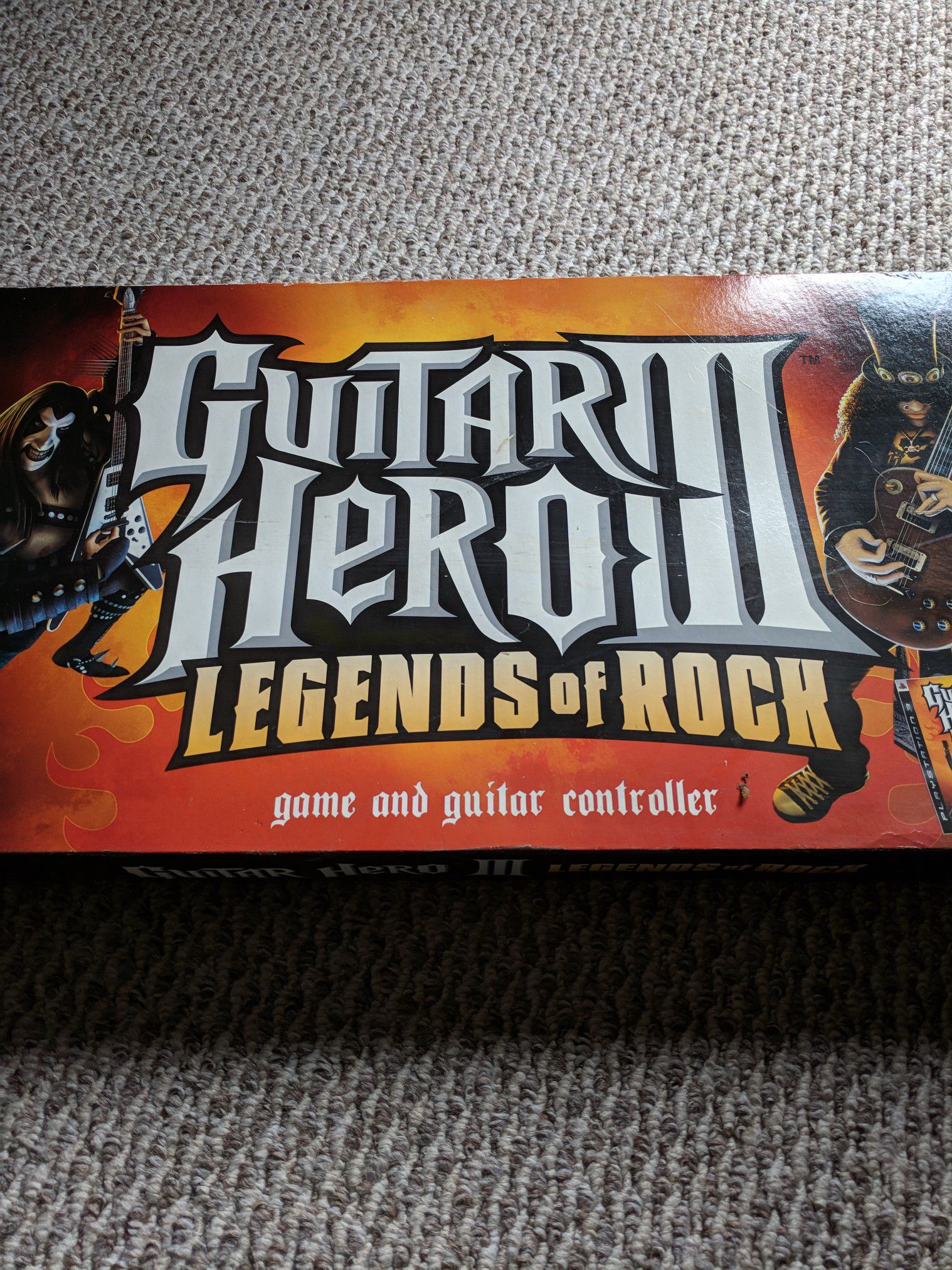 PS3 guitar hero 3 legends of rock bundle. Never used