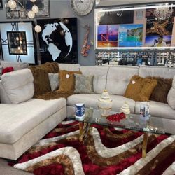 Sectional In Stock For Immediate Delivery 