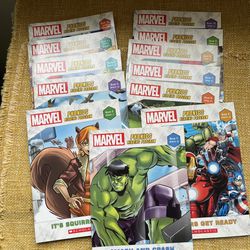NEW Scholastic Marvel Phonics Reading Program 12 Book Set 