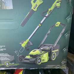 Brand new Greenworks landscape bundle