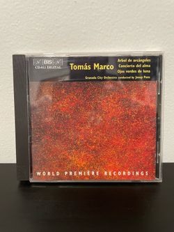 Tomas Marco Ojos Verdes De Luna Etc CD Classical Grenada City Orchestra 1996