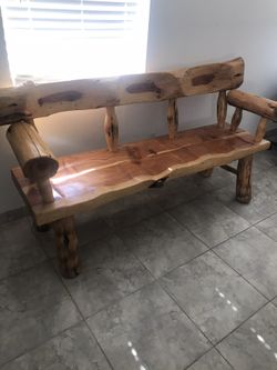 Wood Bench