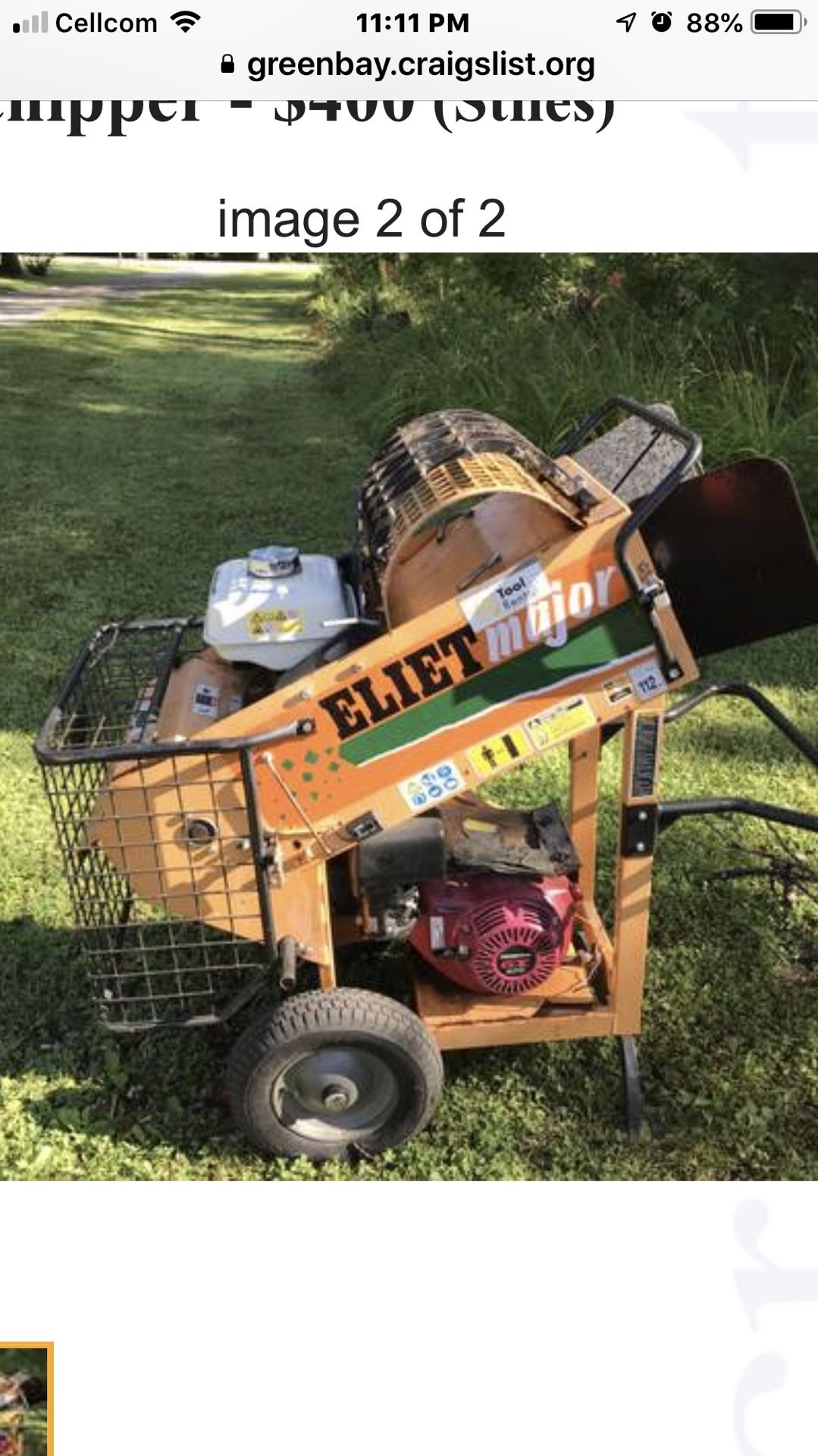 Eliet Major Wood Chipper for Sale in Lena, WI OfferUp