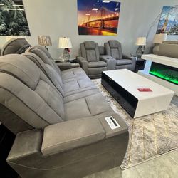 Stunning New Leather Sets Only @ MYY SPACE FURNITURE 🪑 Same Day Delivery, No Interest Payments!!!