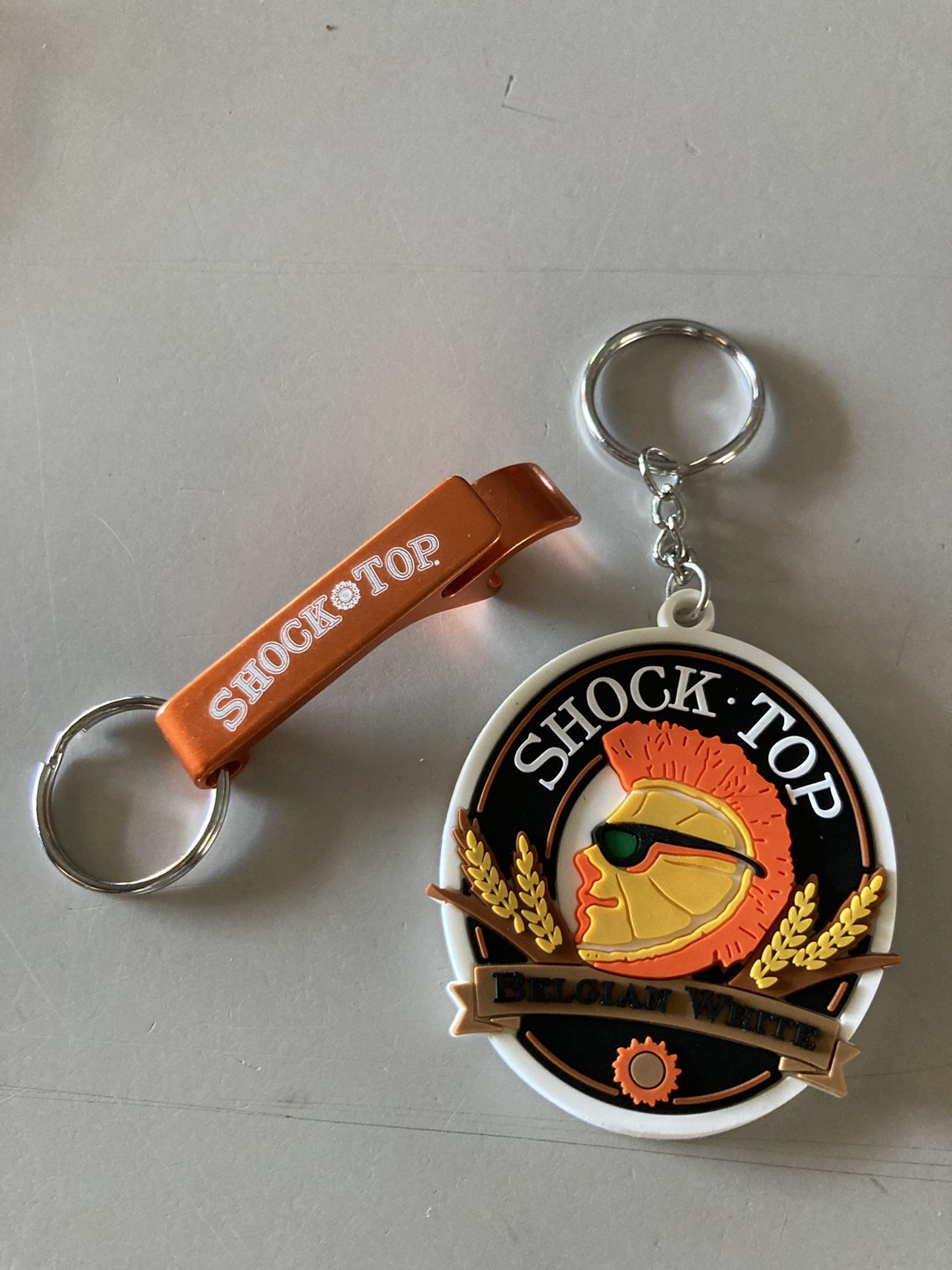 (2) New Shock Top Key Chain / Bottle Opener