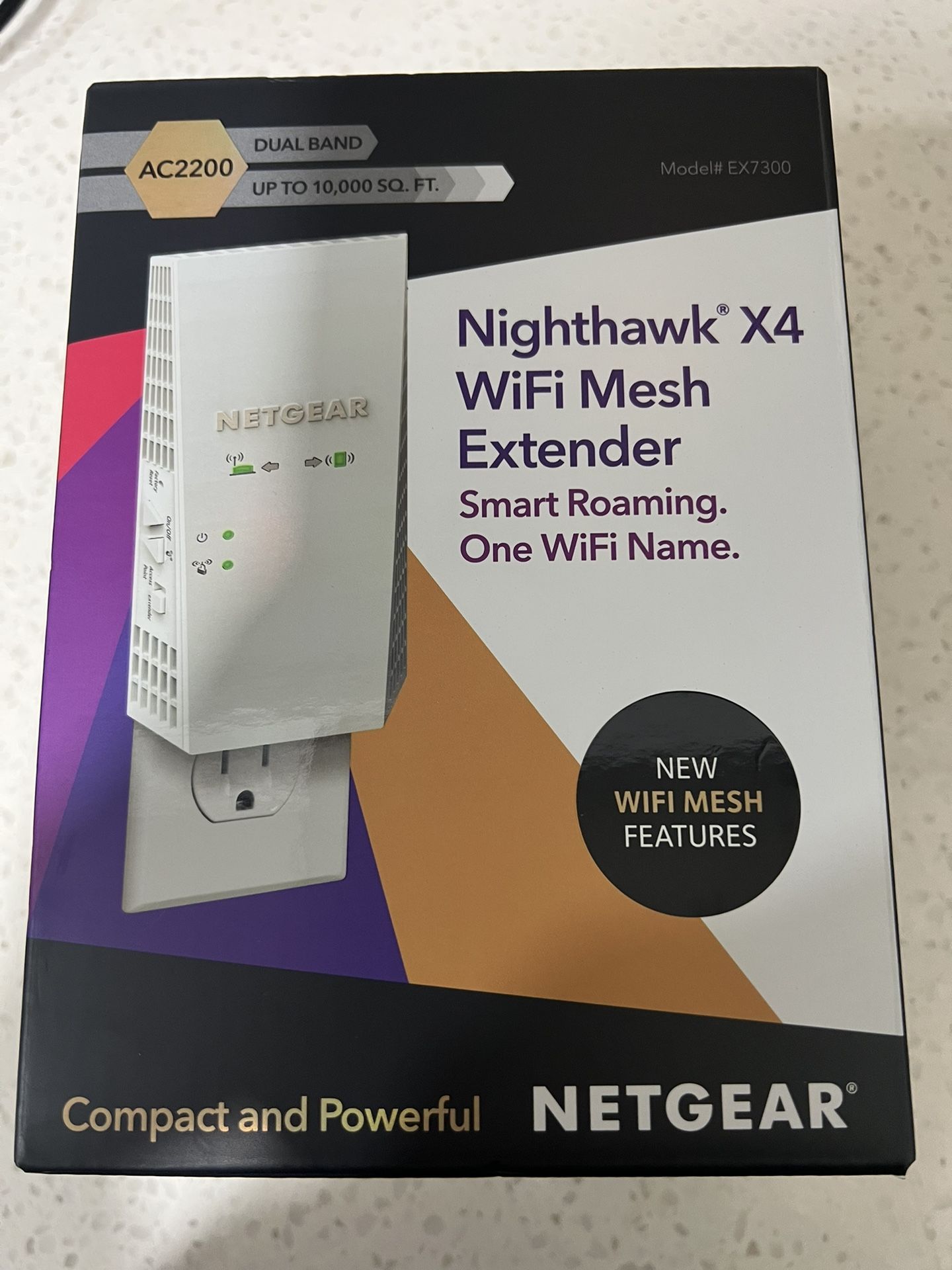 N ETGEAR - Nighthawk X4 AC2200 Dual-Band Wi-Fi Range Extender 
