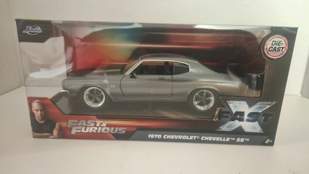 Jada 1:24 Fast & Furious Dom’s 1970 Chevrolet Chevelle SS Grey Fast X