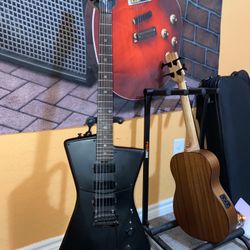 Sterling by Music Man STV60 STRALTH BLACK Solid Body Electric Guitar