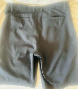 Nike Men's Golf Chino Shorts Flat Front Belt Loops Black 34 Regular Fit