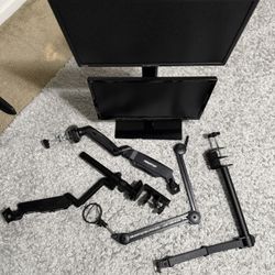 Monitor View Sonic and Sceptre 22” With Stand more Mountup 