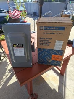 Schneider Heavy duty safety switch.