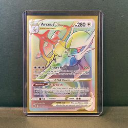 Arceus Pokemon Card, Rainbow Arceus Pokemon Card