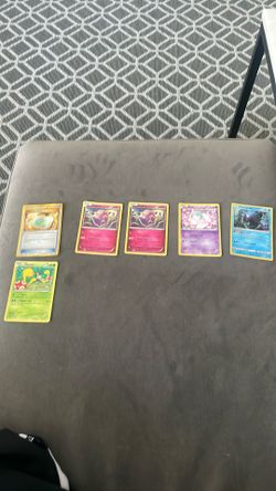 Pokémon cards and trainer