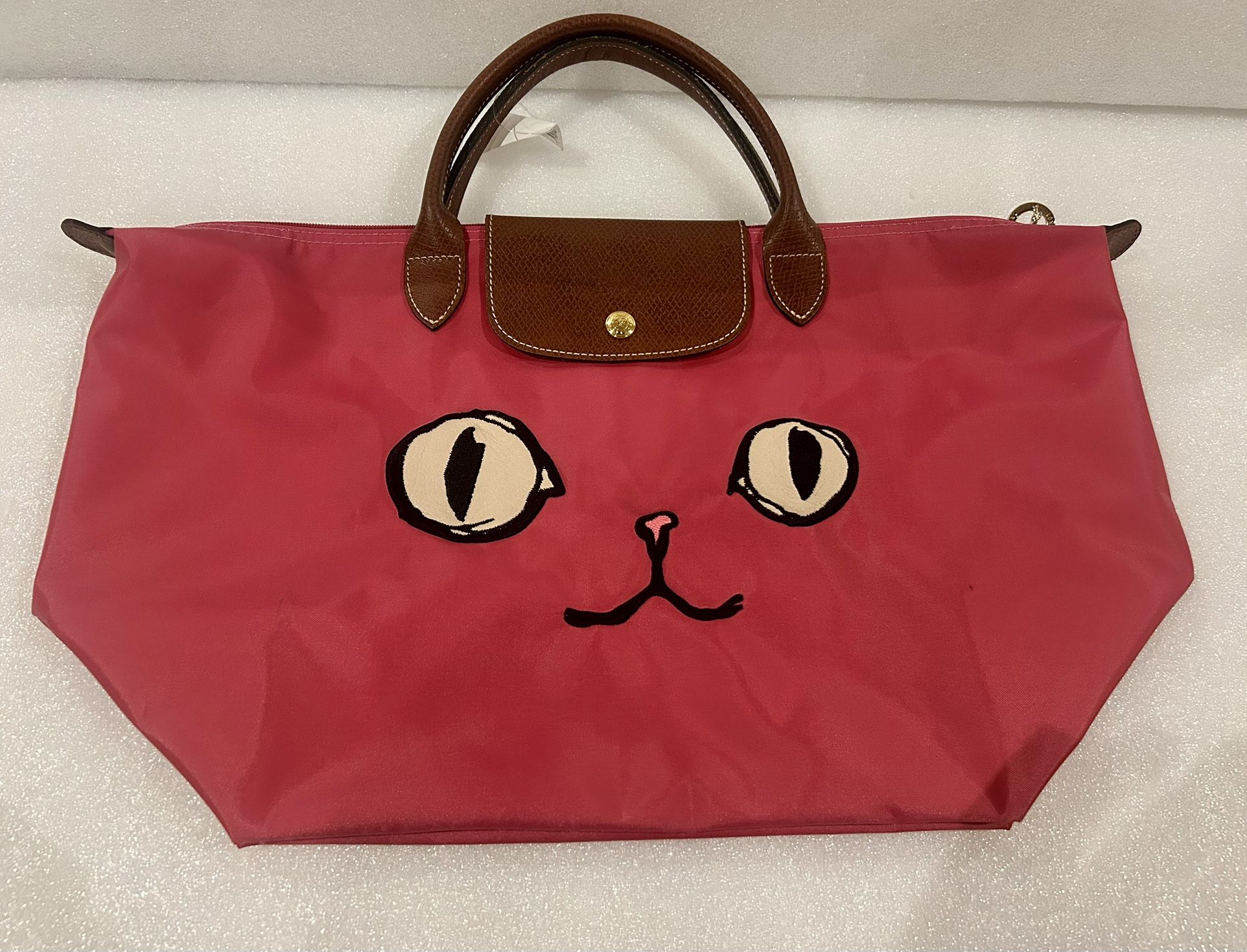 LONGCHAMP Rare MIAOU Hot Pink Bag