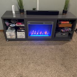 Fireplace TV Stand