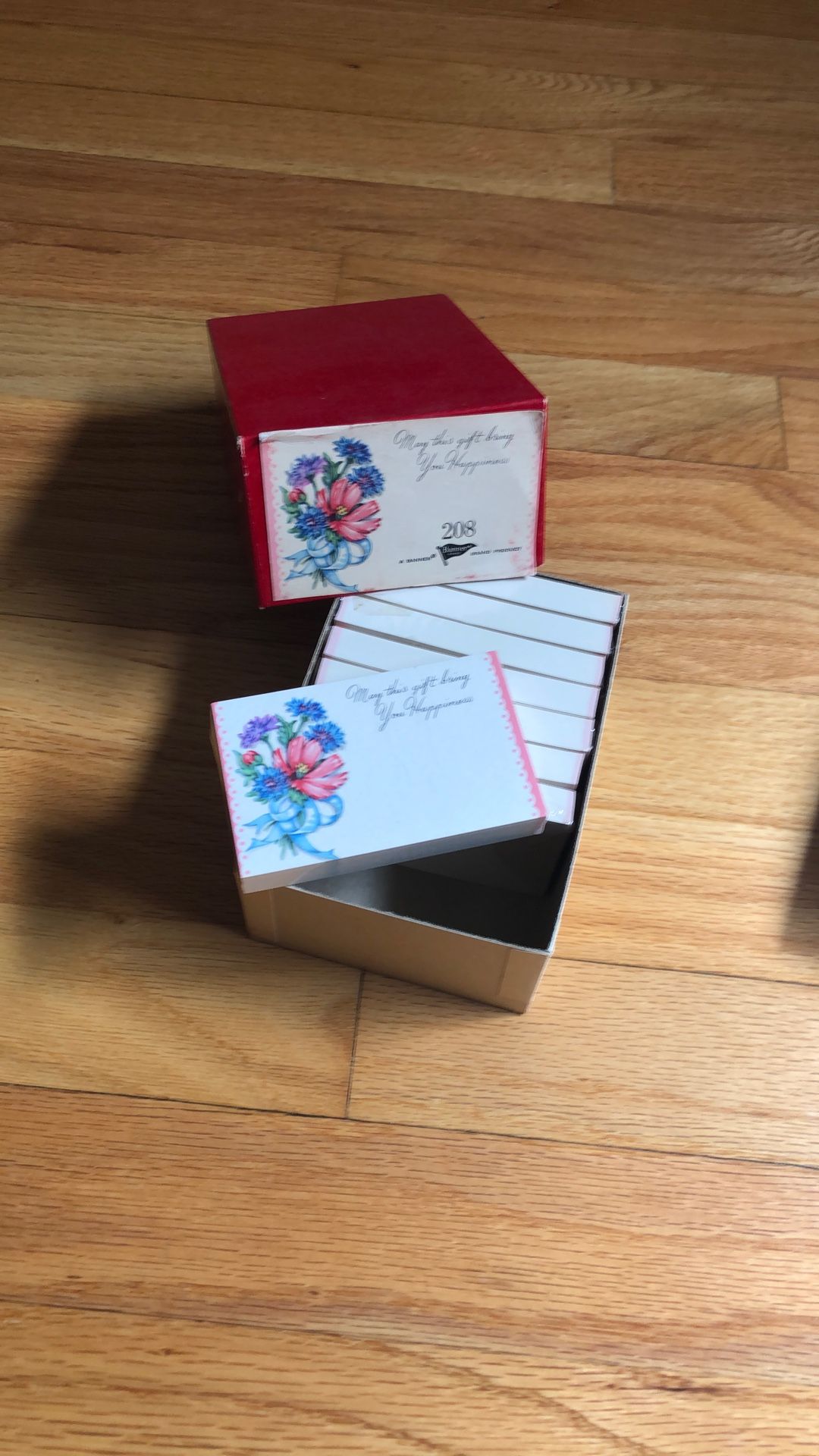 Vintage Floral Gift Inserts