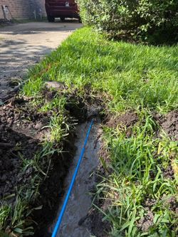 French drain Cleaning