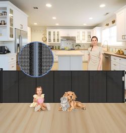 New In Box!!  Sair Pet (120”x33”) Retractable Baby / Dog Gate $35 (#1340)