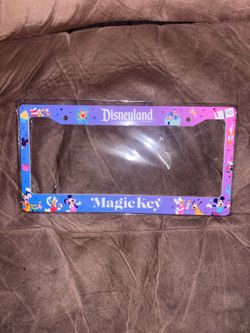 Disney Magic key license plate frame