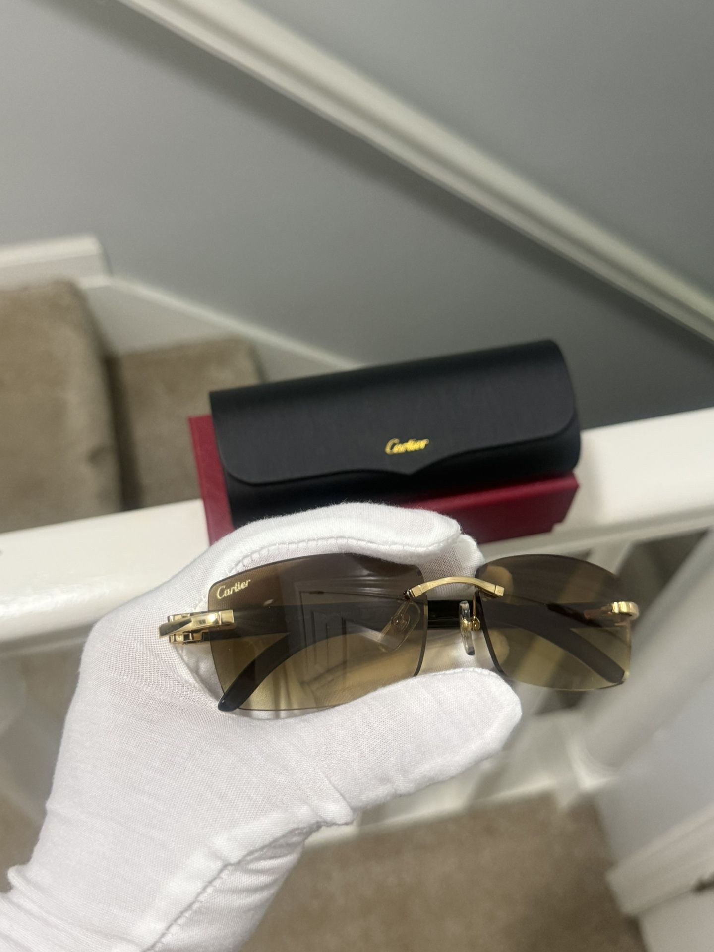 cartier buffs brown