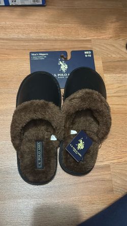 US Polo men’s slippers brand new